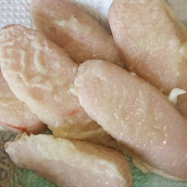 魚肉ソーセージ天ぷら レシピ 作り方 By 低所得家のごはんの友 楽天レシピ